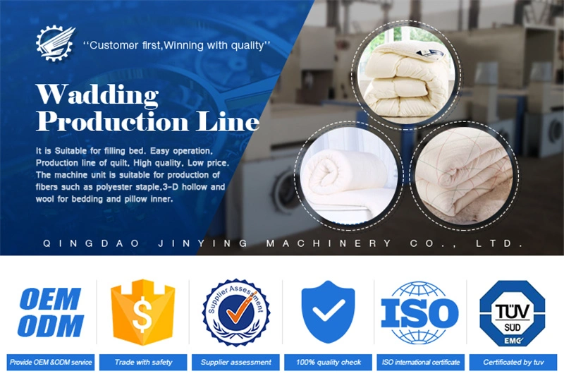 High Quality Mattress Thermal Bonded Wadding Production Line