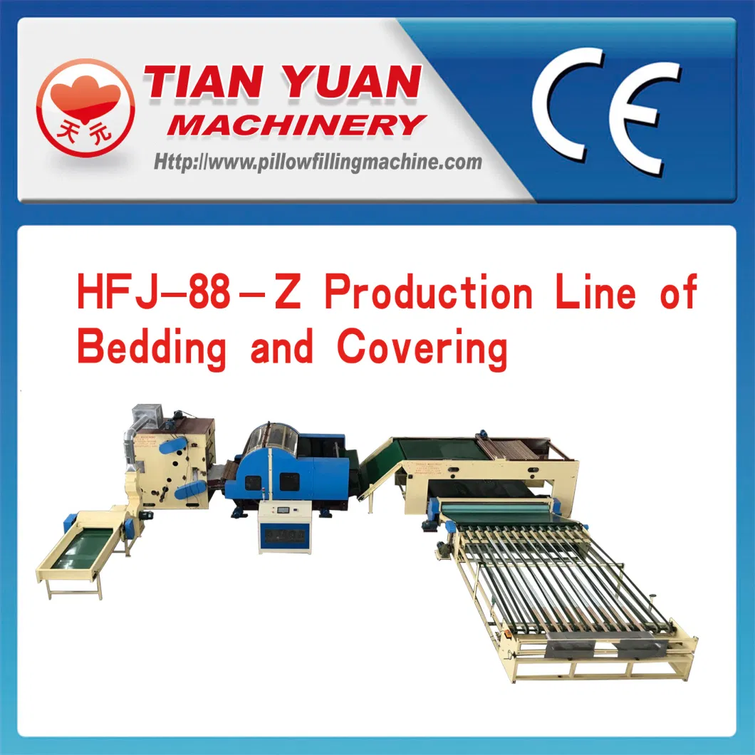 Quilt Bedding Covering Non-Woven Mattress Topper Comforter Filling Making Machine Production Line (HFJ-88)