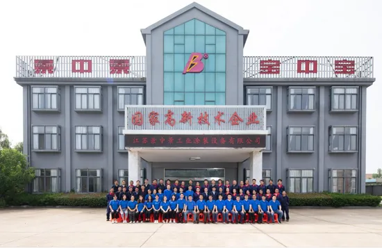 Full Automatic Spraying Line Electrostatic Powder Coating Line for Electrical Appliance