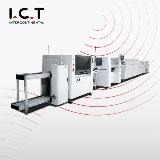 La linea di macchine IC T SMT può produrre DVR PCB Board Produzione di LED flessibili Produzione di memorie Linee di produzione di materie prime di assemblaggio di Shenzhen